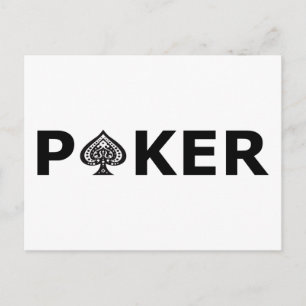Poker Postcard