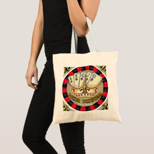 Poker Princess tote bag