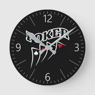 Poker Round Clock