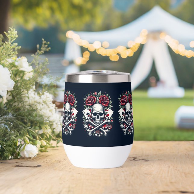 Poker Skull  (Wedding (Rotated))