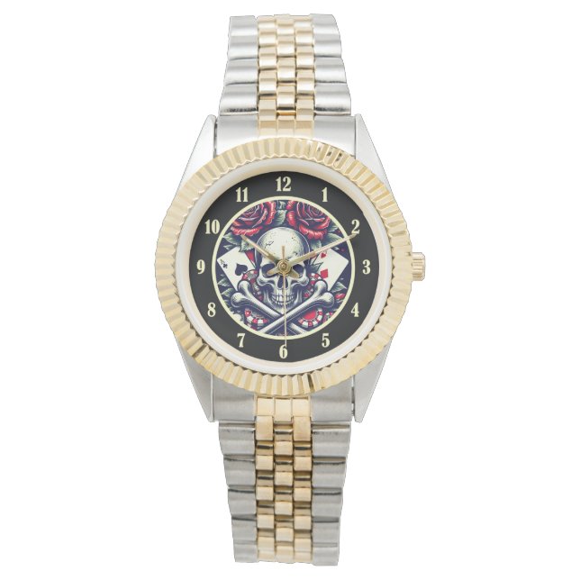 Poker Skull Watch (Front)