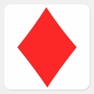 Poker Suite Diamond Square Sticker