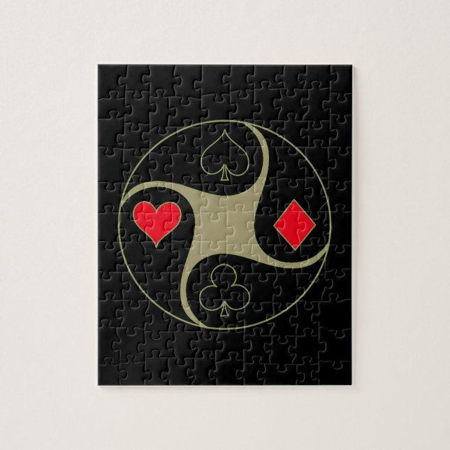 Poker Suits Jigsaw Puzzle (Vertical)