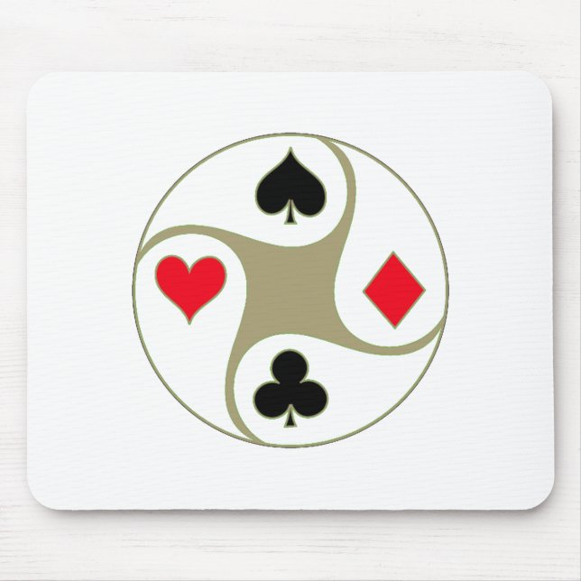 Poker Suits Mousepad (Front)