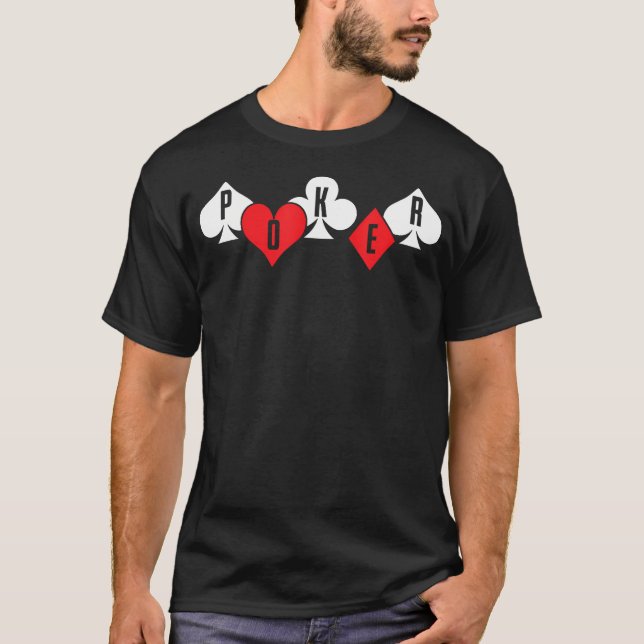 Poker Symbols T-Shirt (Front)