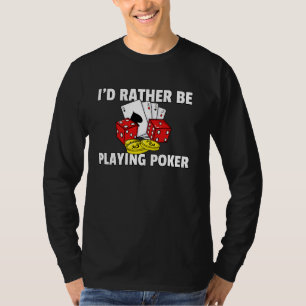 Poker Texas Hold Em All In Funny Men Player T-Shirt