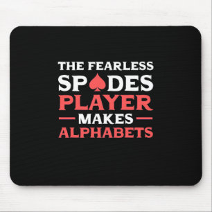 Poker The Fearles Spades Player Mouse Pad