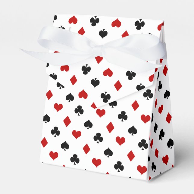 Poker Theme | Playing Card Theme Favour Box (Front Side)