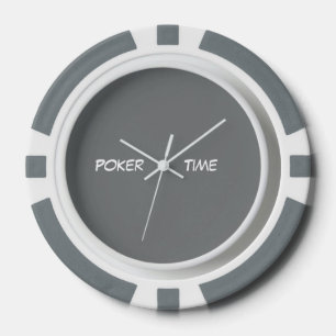 Poker Time Grey White Chips