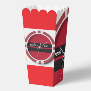 Poker Time Popcorn Favour Box