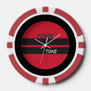 Poker Time Red Black Chips