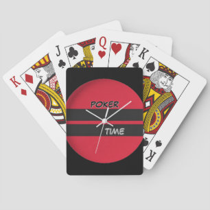 Poker Time Red Black Playing Cards
