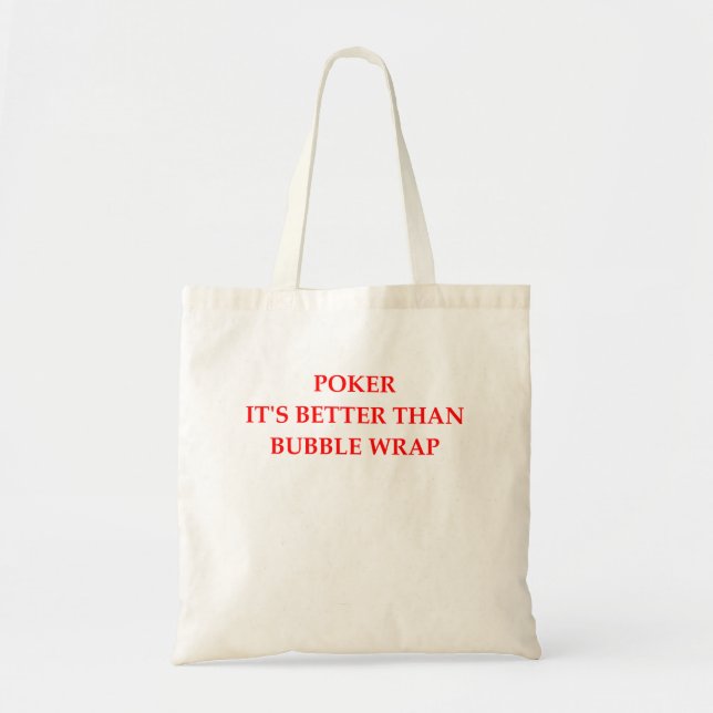 POKER TOTE BAG (Front)