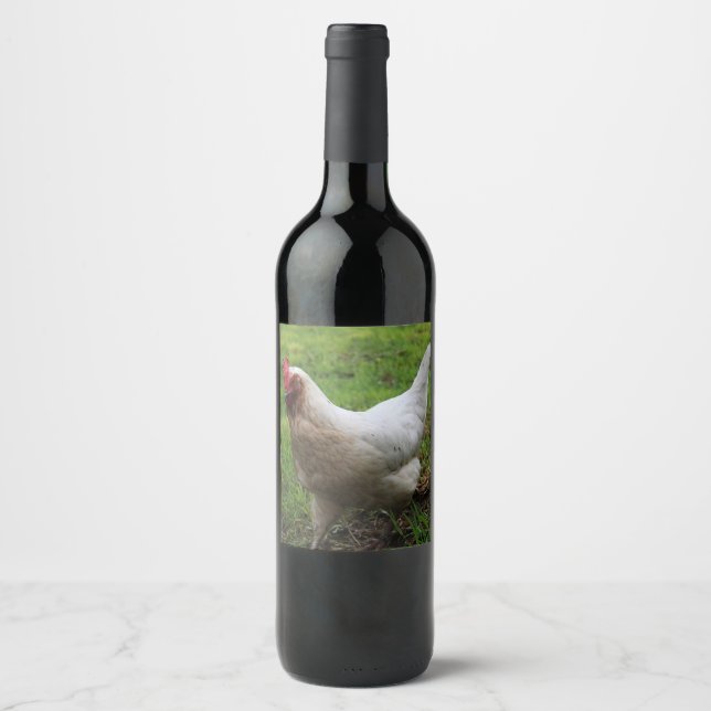 Pokey the Hen Wine Label (Front)