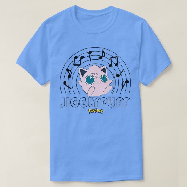 Pokmon Jigglypuff Music Notes TShirt (Design Front)
