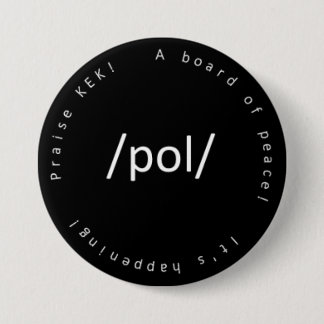 /POL/ 7.5 CM ROUND BADGE