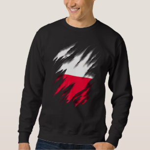 Pol Pl Polish Flag Poland Sweatshirt