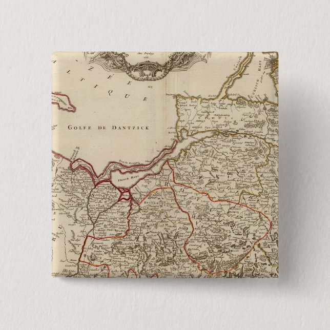 Poland 3 15 cm square badge (Front)