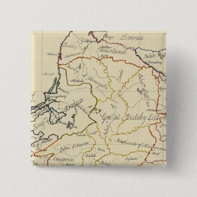 Poland 4 15 cm square badge (Front)