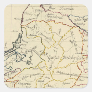 Poland 4 square sticker