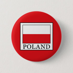 Poland 6 Cm Round Badge