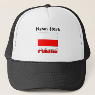 Poland and Polish Flag Personalised  Trucker Hat