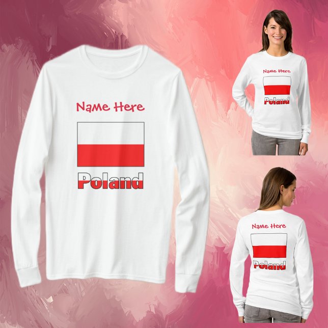 Poland and Polish Flag Personalised Women's  T-Shirt (Creator Uploaded)