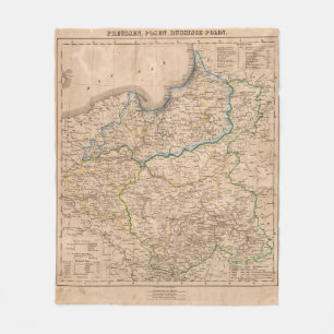 Poland and Russia Fleece Blanket