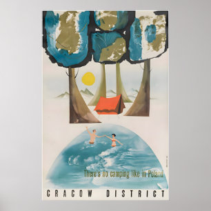 Poland Art Kraków Print Polish Travel Poster