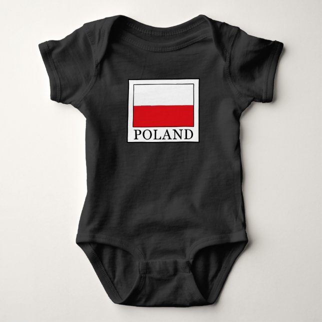 Poland Baby Bodysuit (Front)