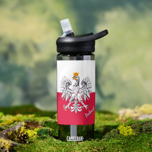 Poland bottle, patriotic Polish Flag Water Bottle