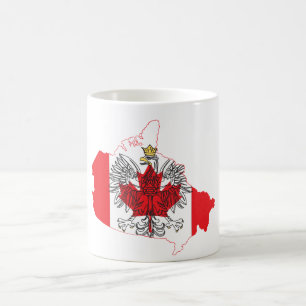 Poland Canada Flag Map Coffee Mug