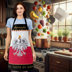 Poland Chefs Apron, Polish Flag Apron