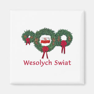 Poland Christmas 2 Magnet