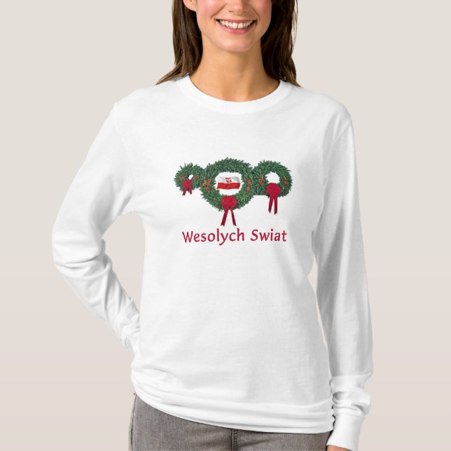 Poland Christmas 2 T-Shirt (Front)