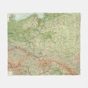 Poland & CzechoSlovakia Fleece Blanket