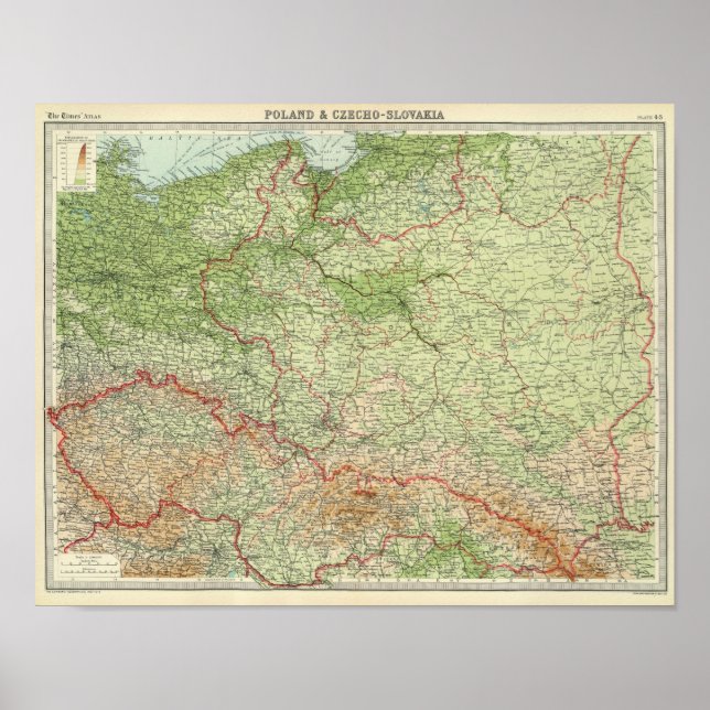 Poland & CzechoSlovakia Poster (Front)