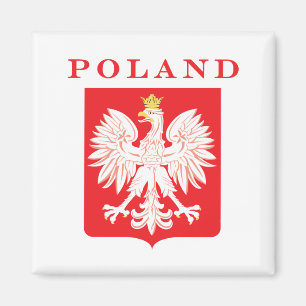 Poland Eagle Red Shield Magnet