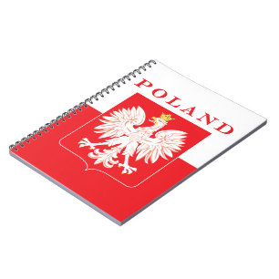 Poland Eagle Red Shield Notebook