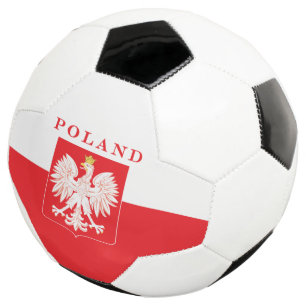 Poland Eagle Red Shield Soccer Ball
