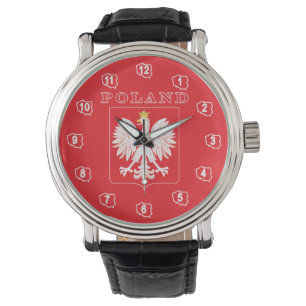 Poland Eagle Red Shield Watch