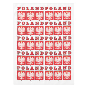 Poland Eagle Shields Tablecloth