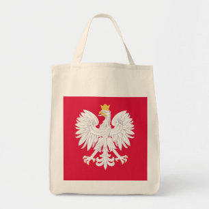 poland emblem tote bag