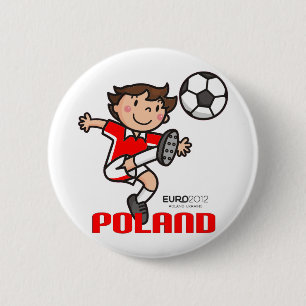 Poland - Euro 2012 6 Cm Round Badge