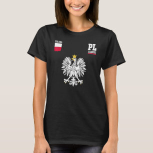 Poland Fan Polish Eagle Polska Flag T-Shirt