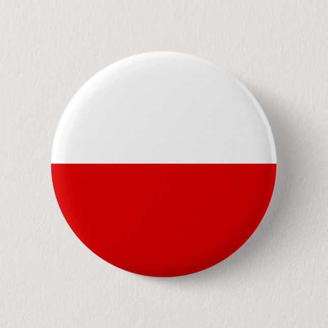 Poland Flag 6 Cm Round Badge (Front)
