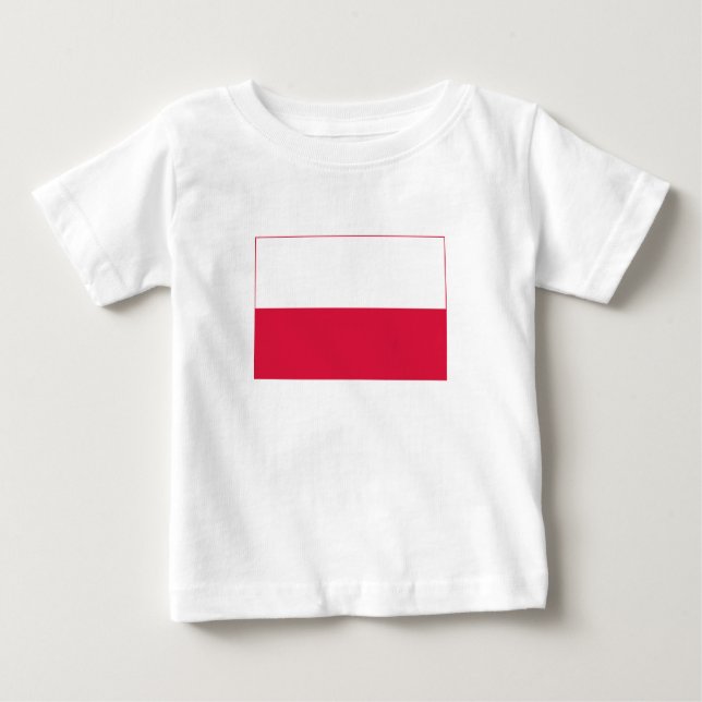 Poland Flag Baby T-Shirt (Front)