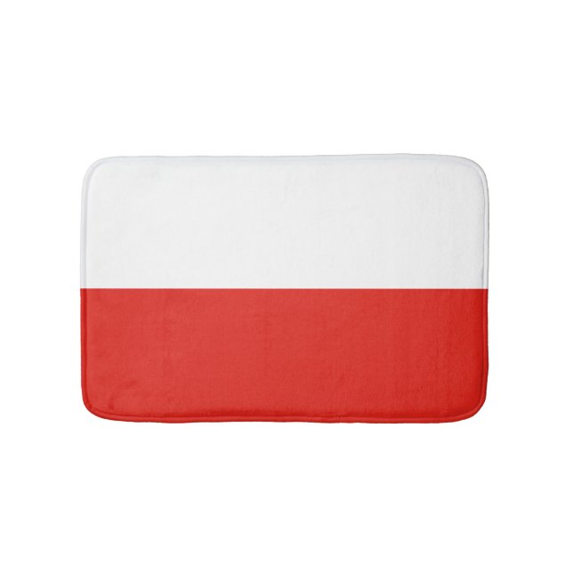 Poland flag bath mat (Front)
