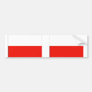 Poland flag bumper sticker