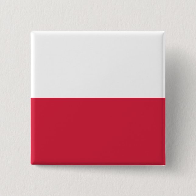 Poland Flag Button (Front)